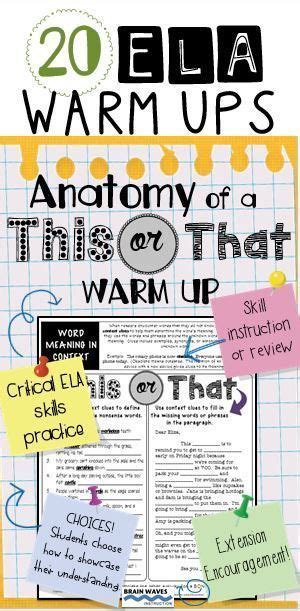 Teaching students to say how they feel with th. Bell Ringers: 20 Daily ELA Warm-Ups (Google Classroom ...