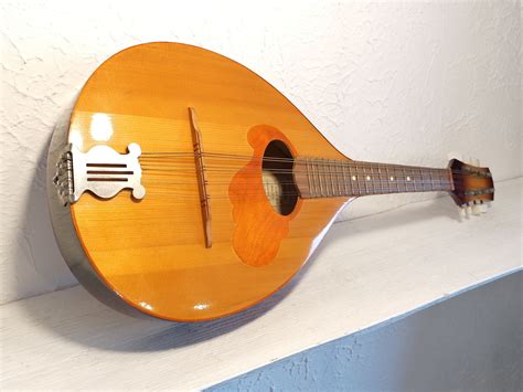 Vintage Mandolin Instrument 8 String Rare Collectible Musical Etsy