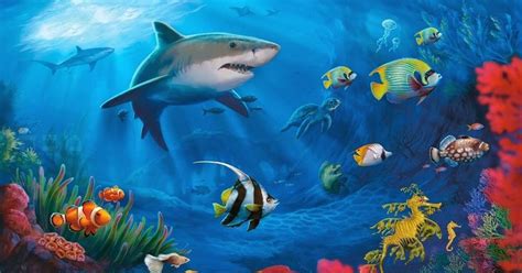 Lukisan Ikan Di Lautan Widayat Haji Ikan Laut Dalam Deep Sea Fish