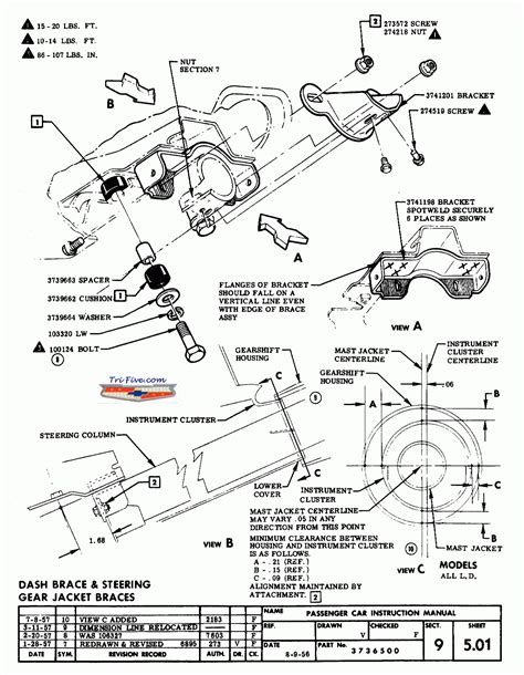 1955 Chevy Steering Column Wiring Diagram