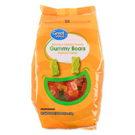 Great Value Gummy Bears Candy 52 Oz
