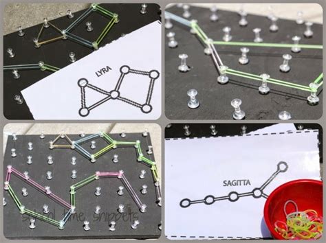 Connect The Stars Geoboard Constellations Activity School Time Snippets