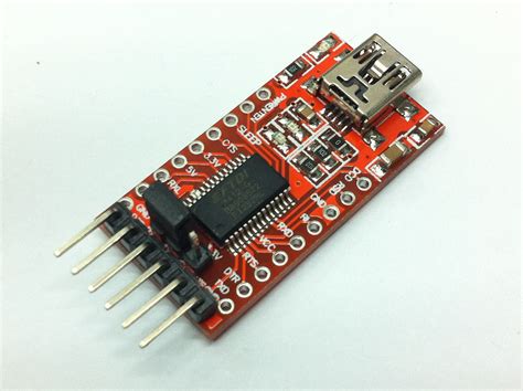 ft232rl ftdi serial adapter module usb to ttl 3 3v 5v mini usb ttl fixmaster electronics