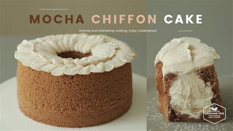 Mocha Cream Chiffon Cake Recipe Cooking