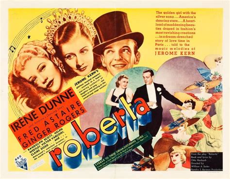 Roberta Rko 1935 Half Sheet 22 Irene Dunne Classic Movie