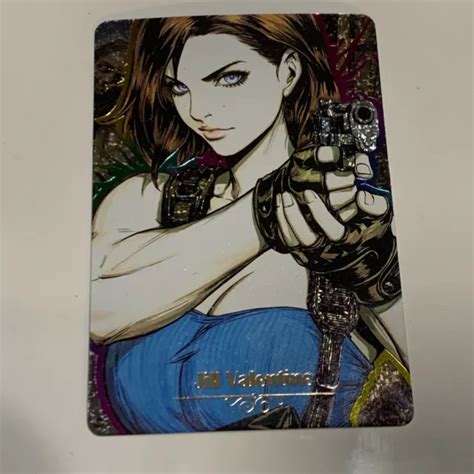 Jill Valentine Resident Evil Sexy Goddess Story Anime Waifu Card Girl