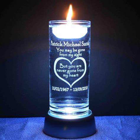 Floating Candle Custom Memorial Candle 11 Creationsbycrispy