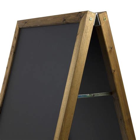 Chalkboards Uk Wc151 Square Top A Frame Blackboard Wood Black 100 X