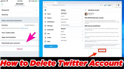 Guide How To Delete Twitter Account 100 Working Youtube