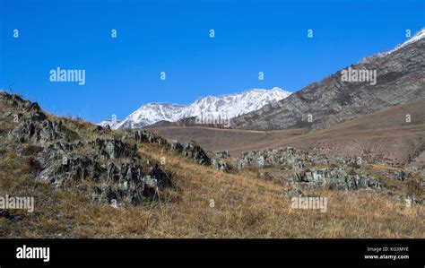 Tract Kalbak Tash In Altai Mountains Russia Stock Photo Alamy