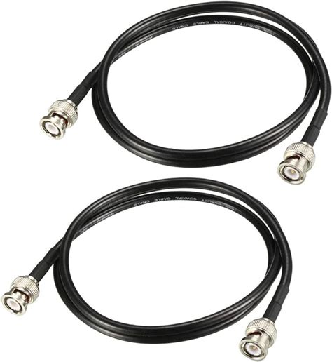 Uxcell Rg58 Coaxial Cable With Bnc Male To Bnc Male