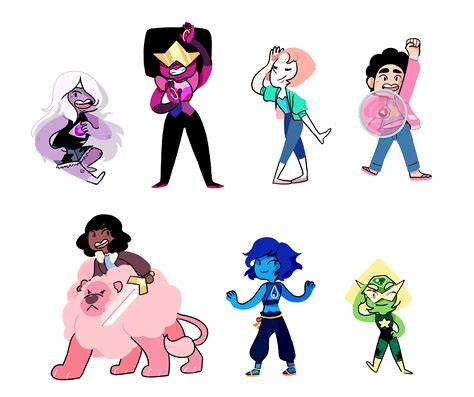 I Made Stickers Based On The New Designs Stevenuniverse