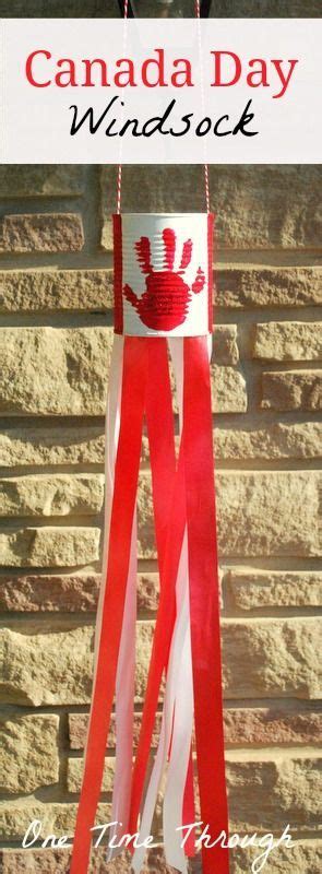 Make A Canada Day Windsock Craft With Your Kids To Decorate The Front