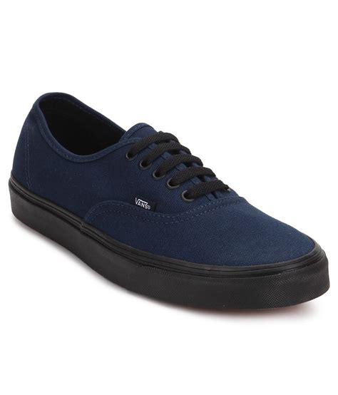 Vans Authentic Blue Canvas Casual Shoes Price In India Buy Vans