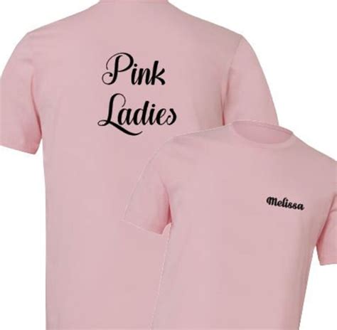 grease pink ladies t shirt grease movie t shirt sandy hen etsy