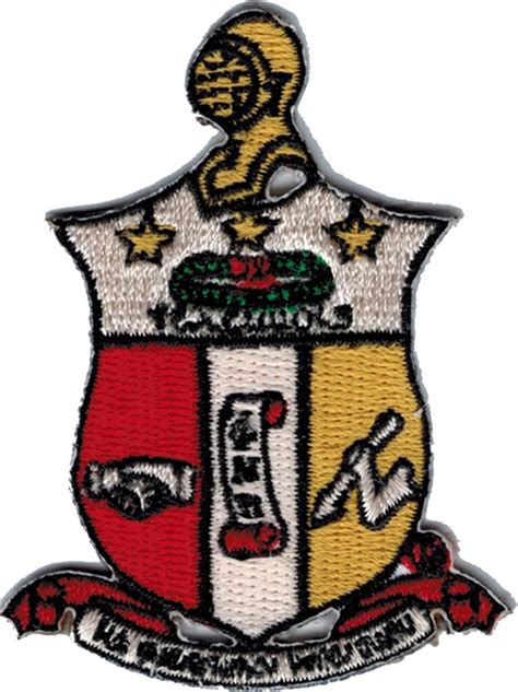 Kappa Alpha Psi Shield Iron On Patch 275 Product Details The