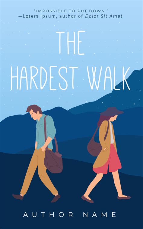 The Hardest Walk The Book Cover Shop