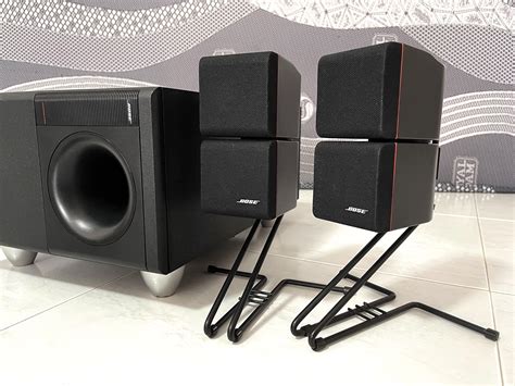 Bose Acoustimass 5 Series II Speaker System With Stands Cables Audio