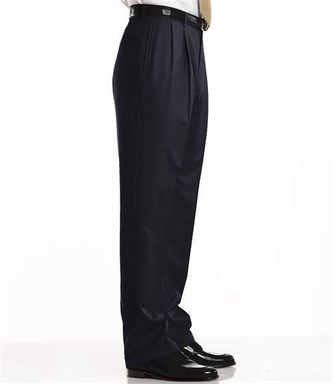 lyst jos a bank executive collection traditional fit pleated front dress pants clearance in