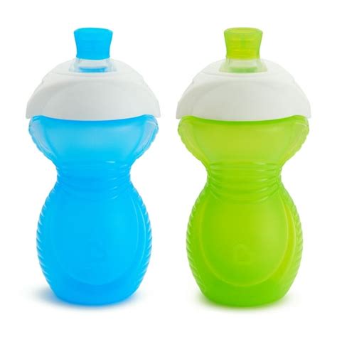 Munchkin Click Lock Bite Proof Sippy Cup 9 Ounce Bluegreen 2 Pack