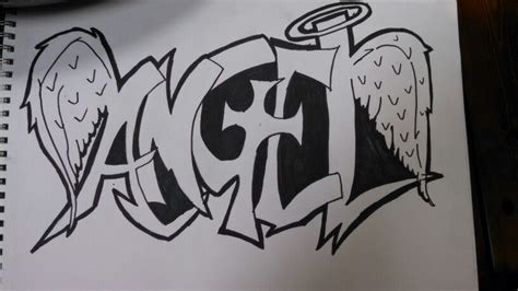 Graffiti Angel Graffiti Art Letters Graffiti Name Drawings