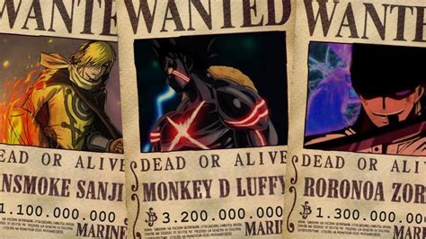 New Bounties Of Straw Hat Pirates Post Wano Arc Explained Prediction