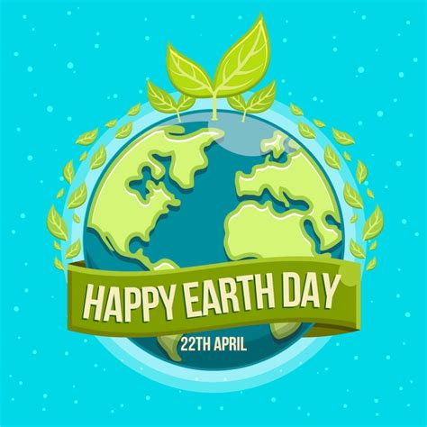 Free Vector Flat Earth Day Illustration