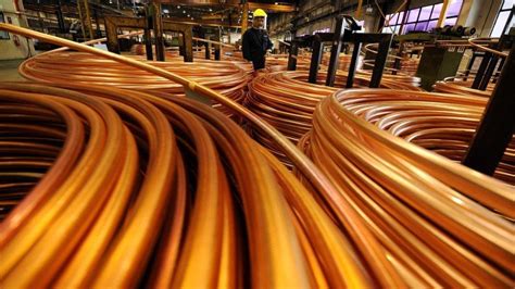 producción de cobre en china baja a su menor nivel desde marzo