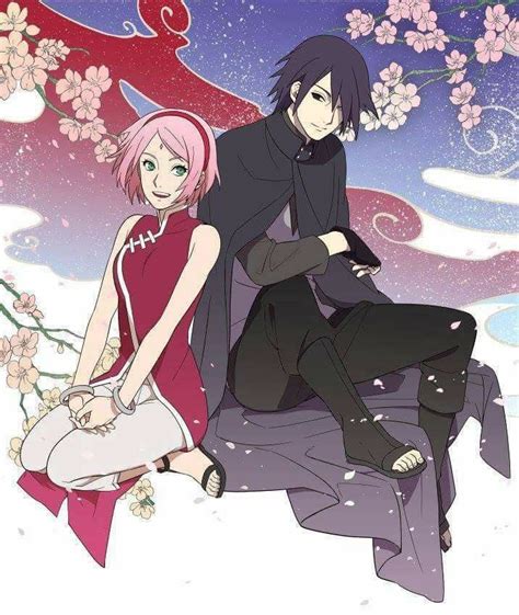 Sasuke And Sakura Uchiha ♥ Sasusaku Naruto Uzumaki Anime Naruto