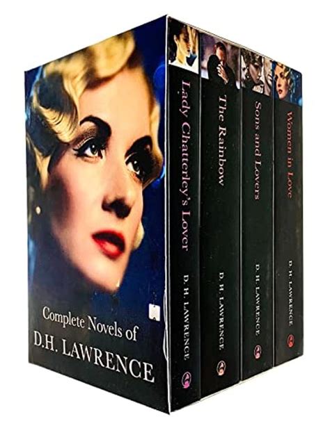 complete novels of d h lawrence 4 books collection box set lady chatterley s lover the rainbow