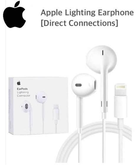 Apple Headphone Wired With Lightning Connector Apple Mfi Certified In