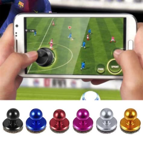 Black Mobile Phone Physical Joystick Fling Mini Game Joysticks For Iphone Pad Touch Screen