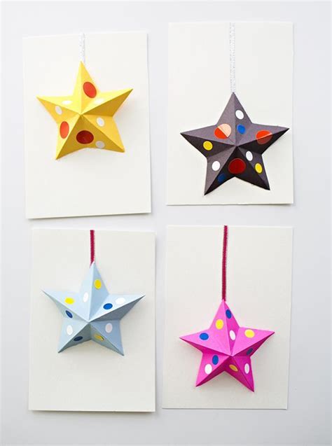 Diy Origami Paper Star Cards Kids Can Make These Cute Paper Cards Are