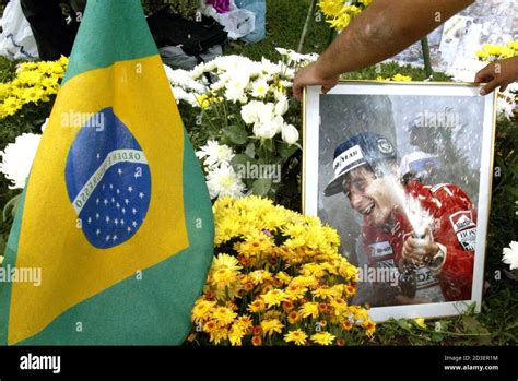 Formula One Ayrton Senna Grave Hi Res Stock Photography And Images Alamy
