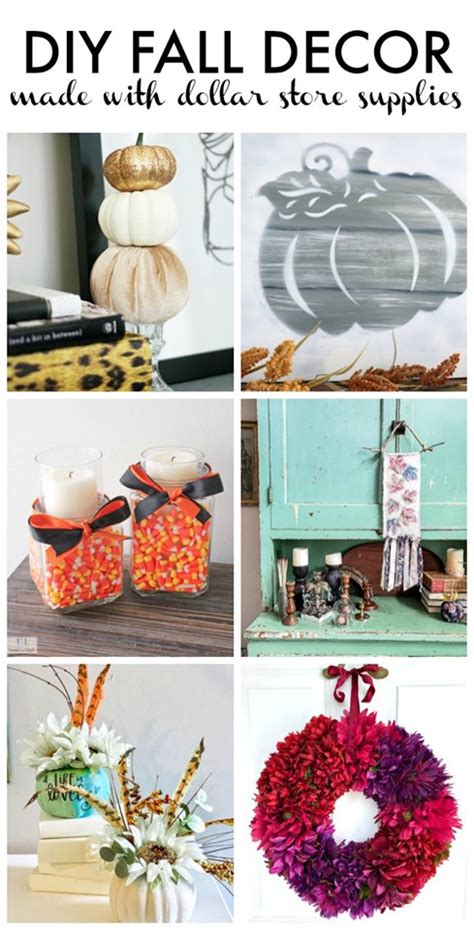 Subscribe to my blog a brick home for more diy & decorating projects like this! DIY Dollar Tree Fall Decor - Salvaged Living