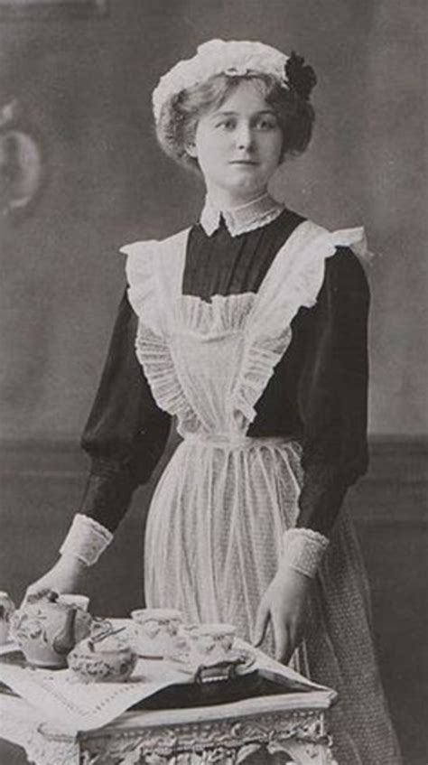 Edwardian Maidservant Victorian Maid Victorian Edwardian