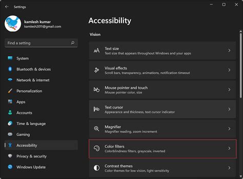 How To Enable Or Disable Color Filters In Windows 11 Gear Up Windows