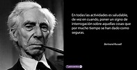 50 frases de Bertrand Russell
