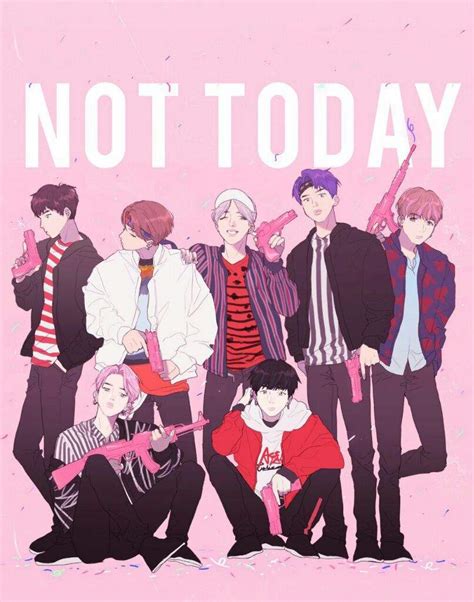 Bts Not Today Photo Bts 방탄소년단 Not Today Lyric Video Han Youtube