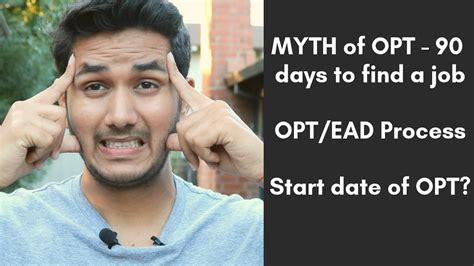 Submitted 2 years ago by thk3695. Biggest Myth of OPT - 90 days to find a job | EAD card process | MS in USA - YouTube