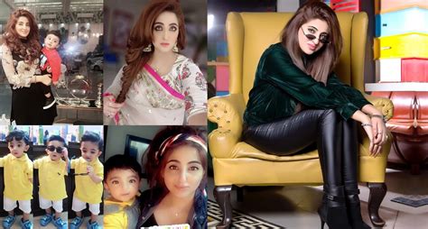 Beautiful Pictures Of Actress Fatima Sohail With Her Son Pakistani