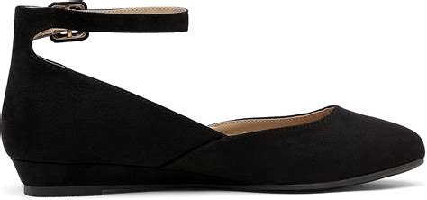 Dream Pairs Womens Revona Low Wedge Ankle Strap Flats Shoes Allearsnet