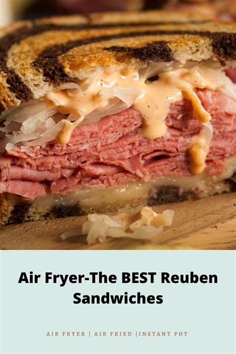 Like a grilled cheese or grilled tuna, you add fat to the outside of the bread so it crisps up. Air Fryer Reuben Sandwich - Fork To Spoon | Recipe in 2020 ...