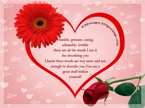 Valentines day greetings and wishes. Happy Romantic Valentine's Day Loving You Message for ...