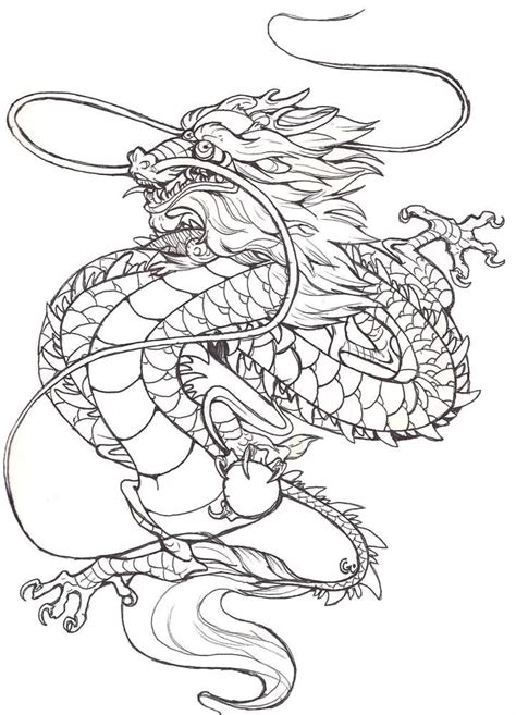 Discover the villain of dragon ball z with the top 40 best vegeta tattoo designs for men. Classic Black Outline Chinese Dragon Tattoo Design | Small ...