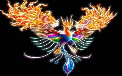 Rainbow Phoenix Wallpapers Top Free Rainbow Phoenix Backgrounds Wallpaperaccess