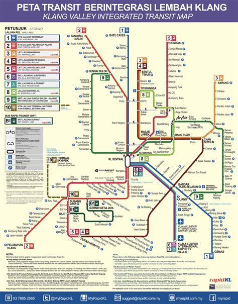 Savesave kl mrt map for later. 【クアラルンプール路線図 2020年版】電車(LRT・MRT・モノレール)とバスの乗り方を徹底解説 - マイルで参る