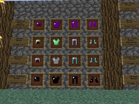 Minecraft Mob Armor Mod 103 For 1122hallowen Costume Special