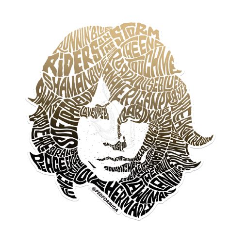 Jim Morrison Sticker Squid