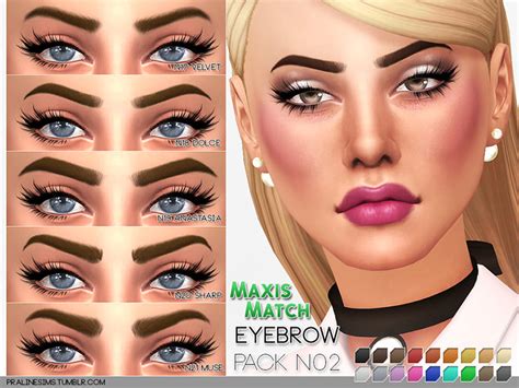 Maxis Match Eyebrows Male Female Sims 4 Cc List
